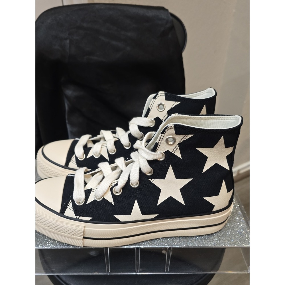 Converse Chuck Taylor All Star Lift Large Stars Sneakers - Picture 12 of 16